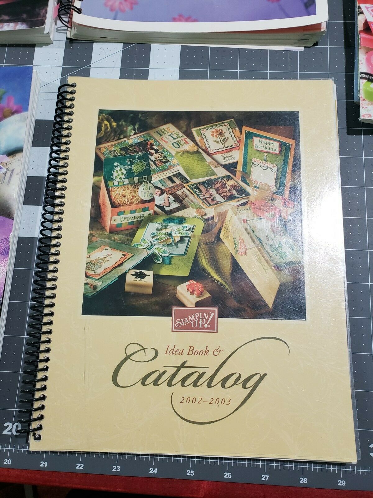 Retired Stampin' Up Idea Book & Catalog 2002-2003