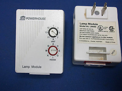 X10 Powerhouse Home Control Lm465 X10 2-prong Lamp Module Uos