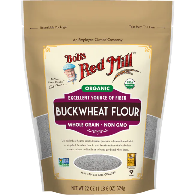 Bob's Red Mill Organic Buckwheat Flour 22 Oz Pkg.