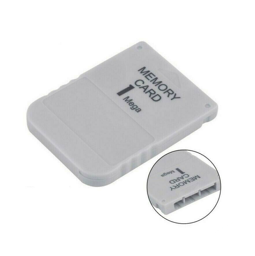 New White 1 Mb 1mb Memory Card For Sony Playstation 1 One Ps1 Psx Game System