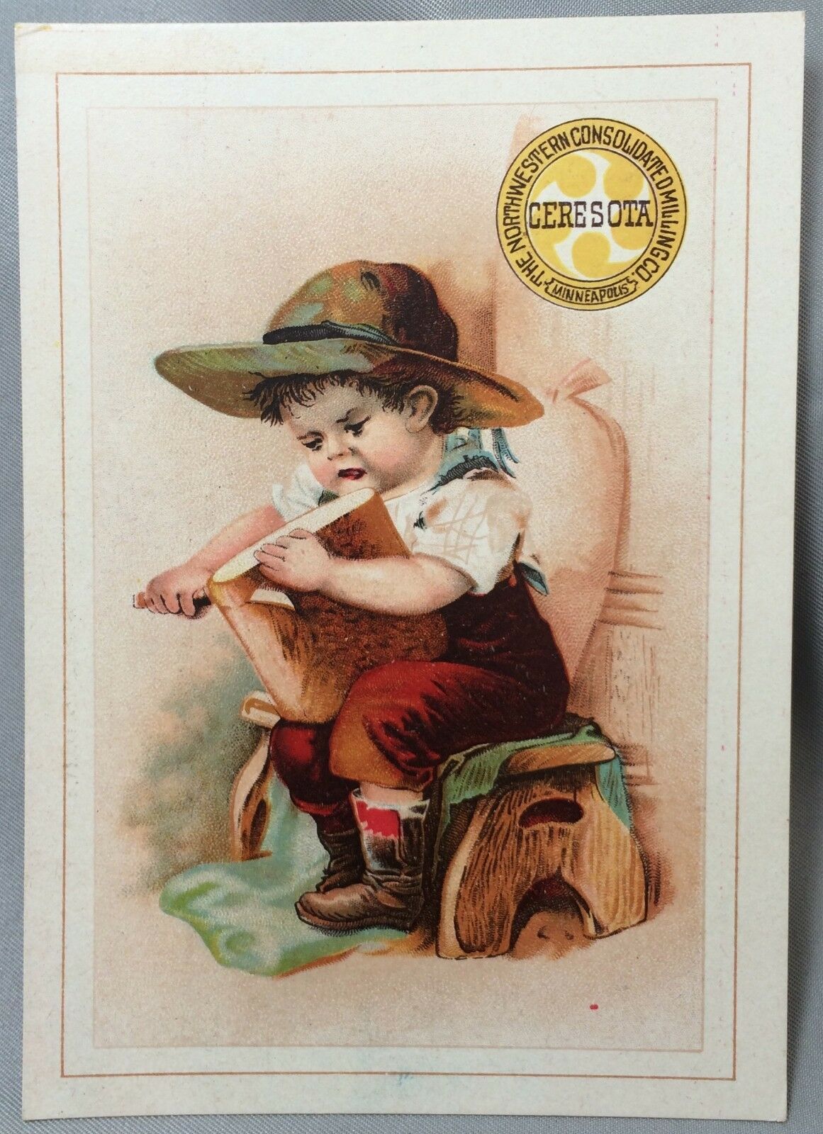1904 Nw Milling Ceresota Flour Victorian Advertising Trade Card Minneapolis Minn
