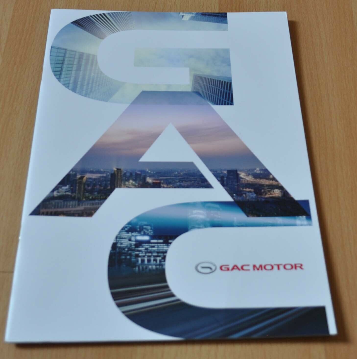 Gac Moscow 2018 Motor Cars Range Chinese Brochure Prospekt