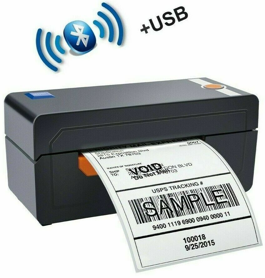 Beeprt 4x6 High Speed Thermal Shipping Label Barcode Printer Usb And Bluetooth