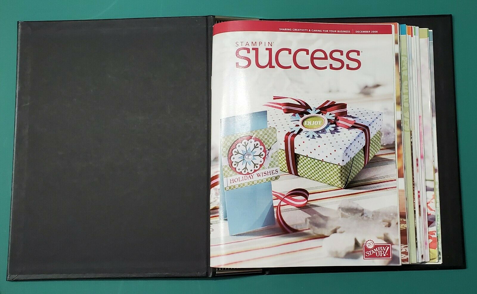 Stampin Up Lot - 13 Magazines & Binder - 2008 Success Onstage Stamping Technique