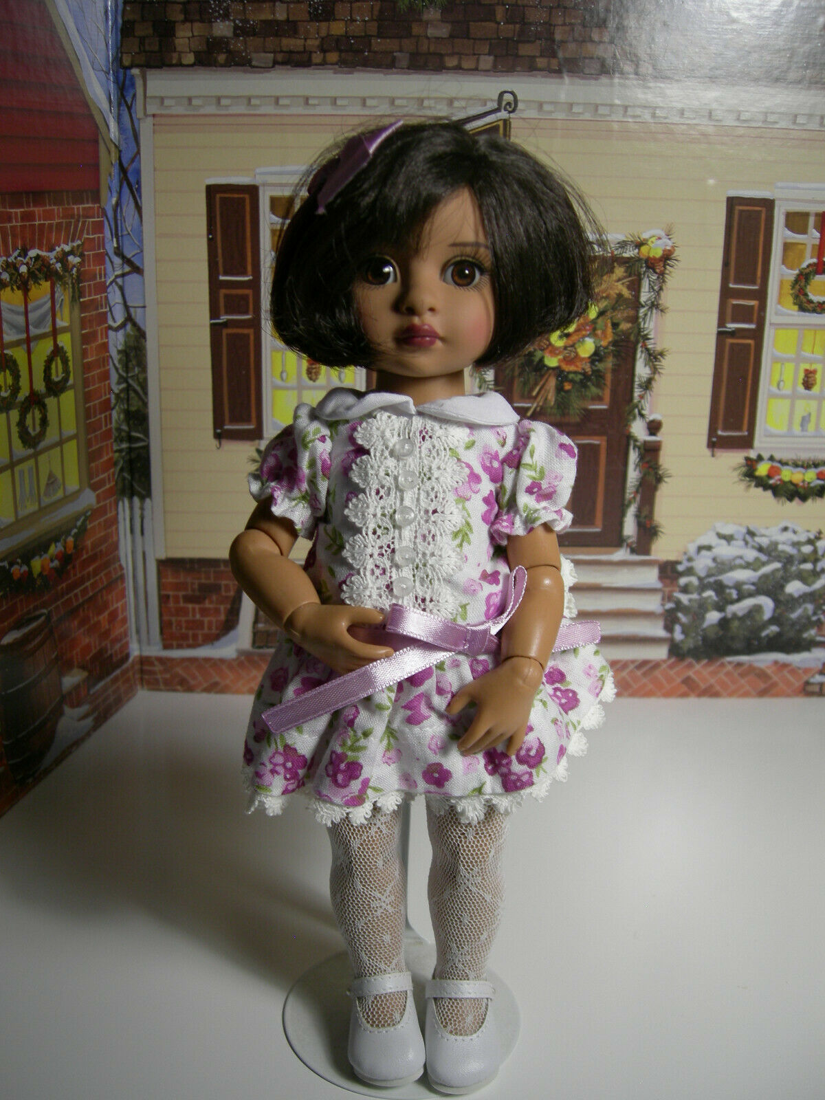 Rare Tonner Doll 2014 W/ Outfit Flower Dress White Shoes