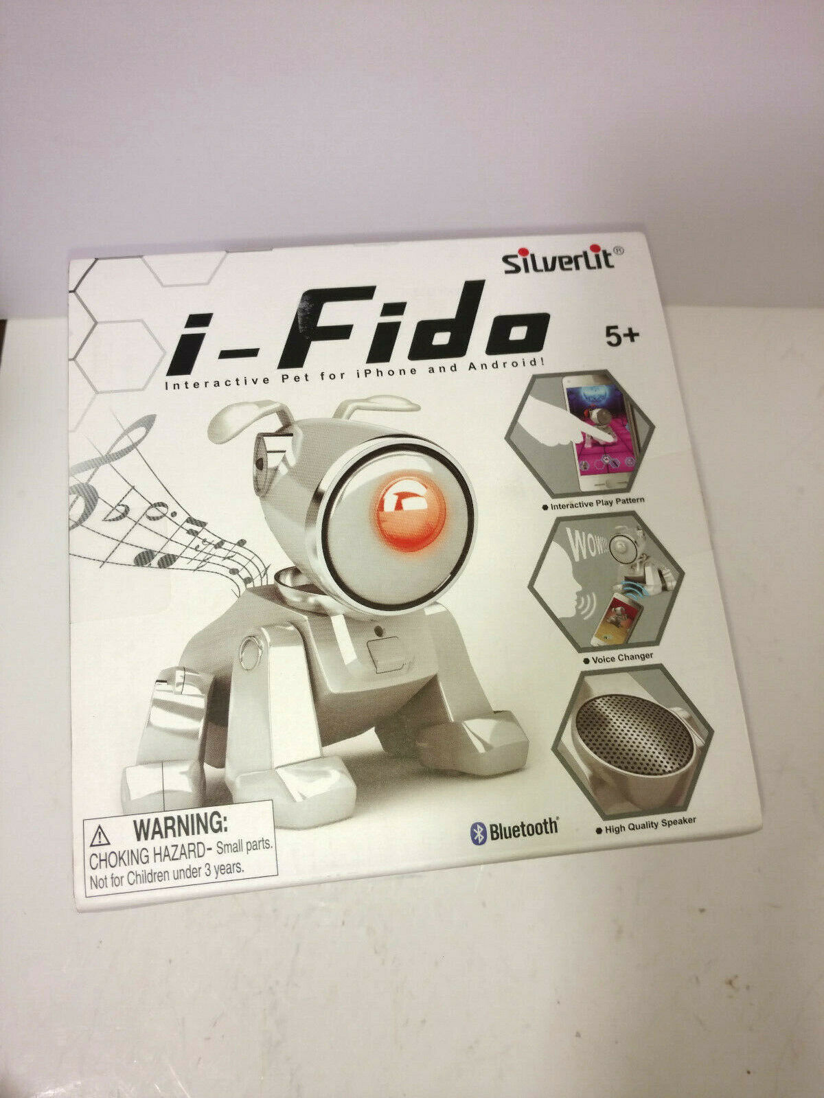 Iphone Android I-fido Silverlit Interactive Pet Dog Voice Changer & Music Player