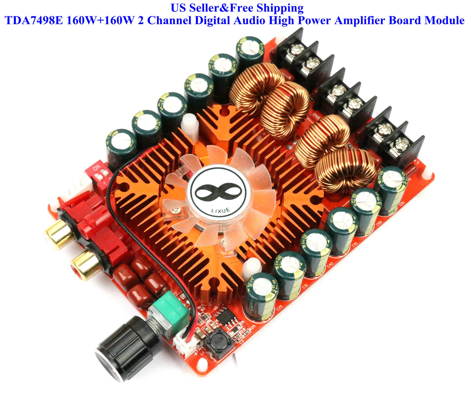 Us Tda7498e 160w+160w 2 Channel Digital Audio High Power Amplifier Board Module