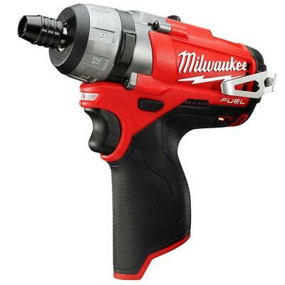 Milwaukee 2402-20 M12 Fuel 12v 1/4" Hex 2-speed Screwdriver W/clip - Bare Tool