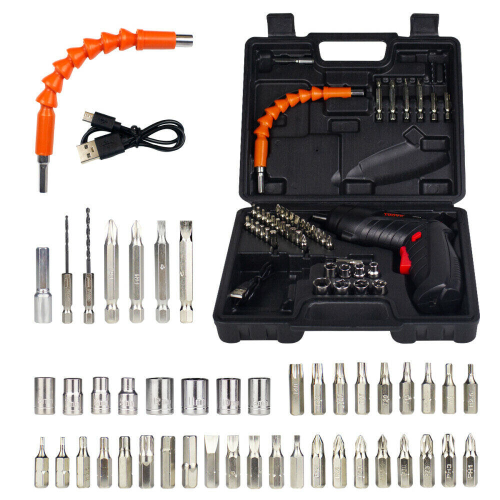 48 In 1 Rechargeable Wireless Cordless Electric Screwdriver Drill Set Power Tool