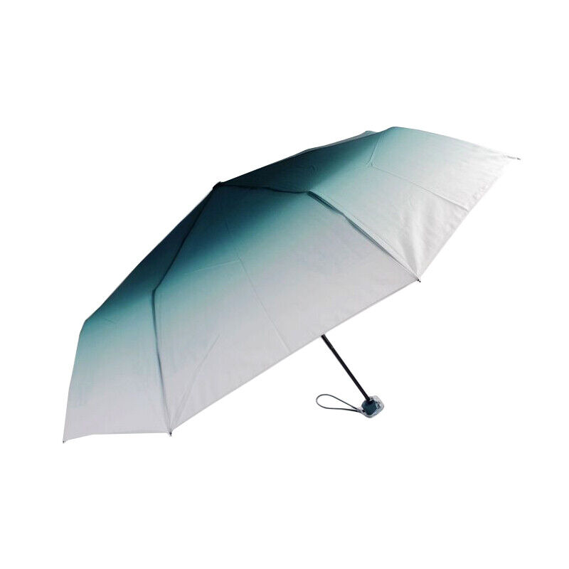 Compact Travel Sun & Rain Umbrella Windproof Portable Folding Umbrella, Green