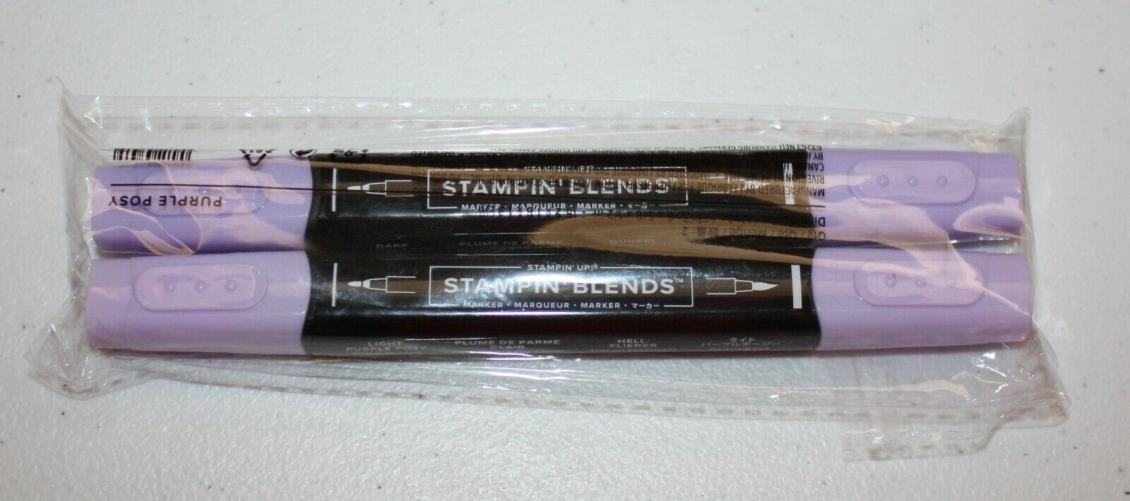Stampin Up Retired Purple Posy Blends Markers New