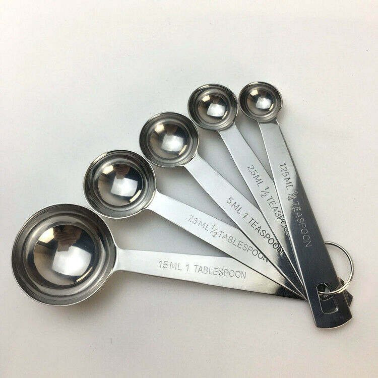 Stainless Steel Measuring Spoons  Spoons 5 Spoons