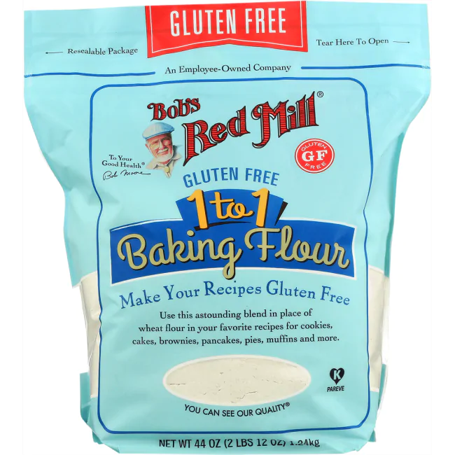 Bob's Red Mill Gluten Free 1 To 1 Baking Flour 44 Oz Pkg.