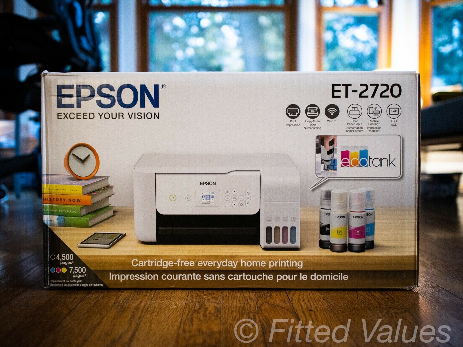 Epson Ecotank Et-2720 All-in-one Supertank Color Printer (white) - New Ships Now