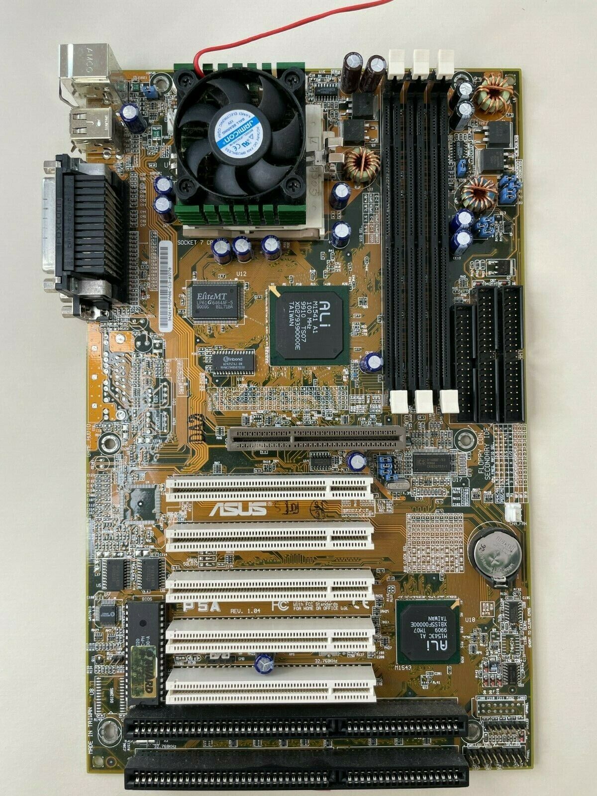 Asus P5a Rev 1.04 With amd-k6-2/400afq Processor