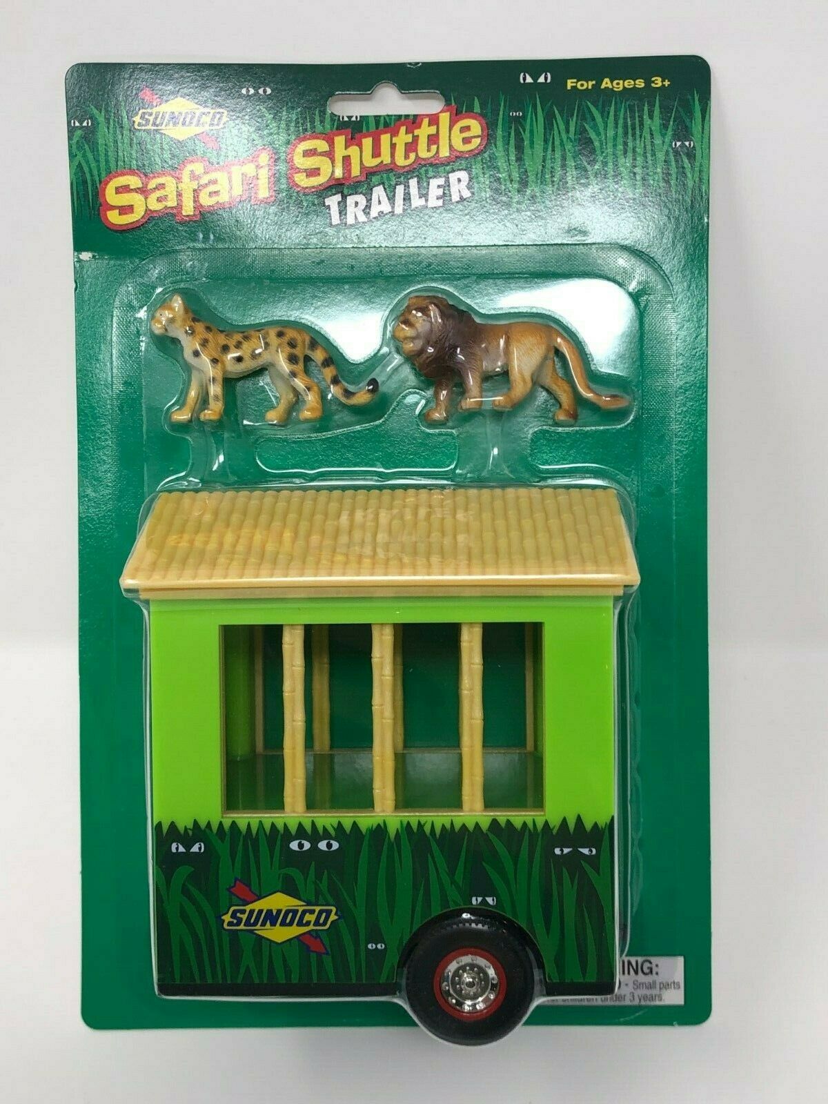 2001 Sunoco Collectible - Safari Shuttle Trailer With Lion & Tiger