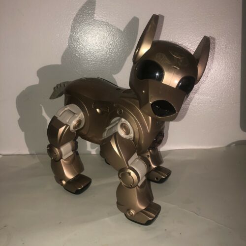 2001 I-cybie Gold Robot Dog By Hasbro Tiger Electronic Parts Only No Accessories
