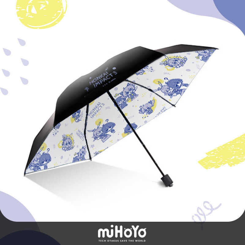 Official Honkai Impact Seele Vollerei Bronya Zaychik Folding Umbrella Parasol
