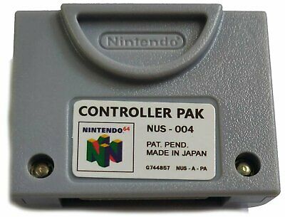 Nintendo 64 Memory Card Pak Controller Pack 256kb - New Replacement For Nus-004