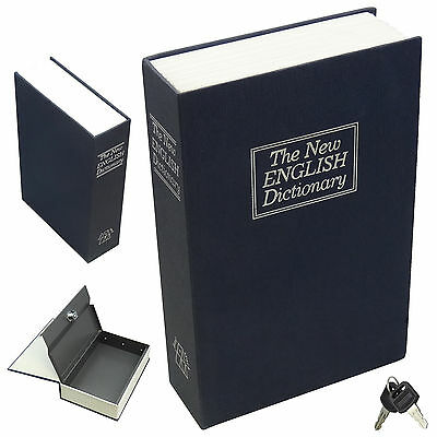 Dictionary Hollow Book Safe Diversion Secret Stash Booksafe Lock & Key Medium Na