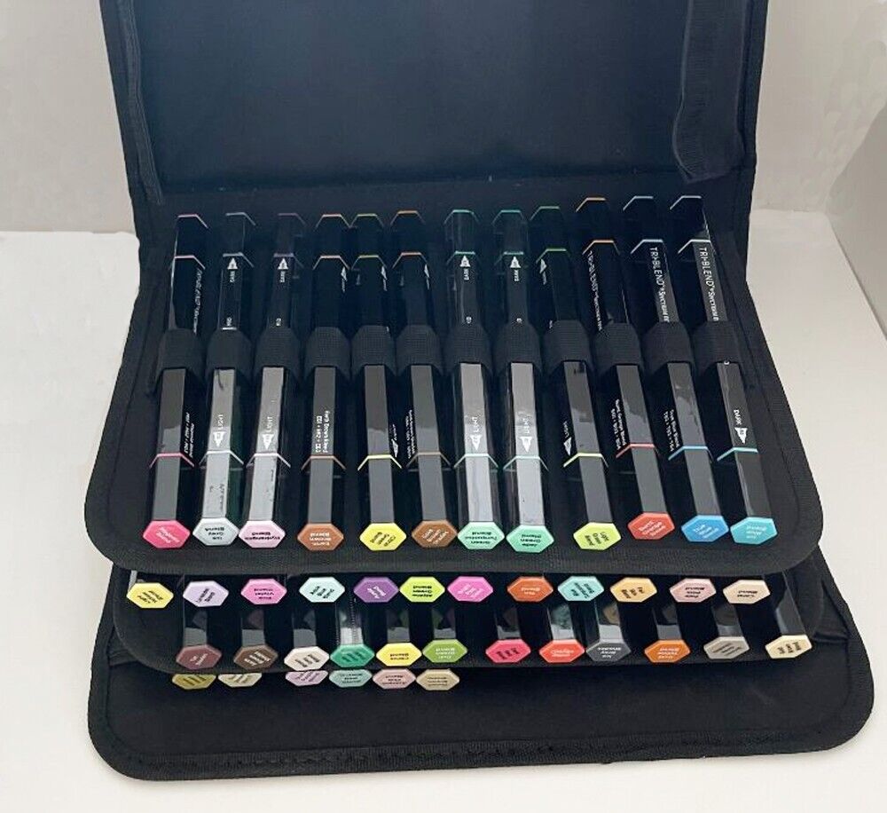 Crafters Companion Spectrum Noir Case With 42 Spectrum Noir Tri-blends Pens