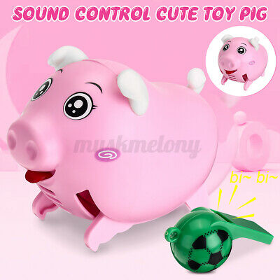 Cute Electronic Sound Induction Whistling Pig Interactive Walking Pig Kid >us