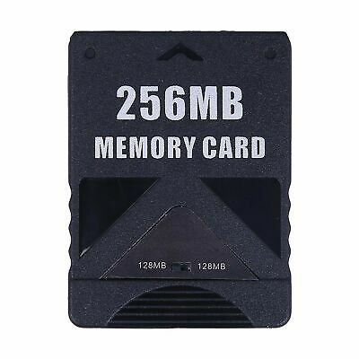 256mb Megabyte Memory Card Data For Sony Playstation 2 Ps2 Slim Game Console