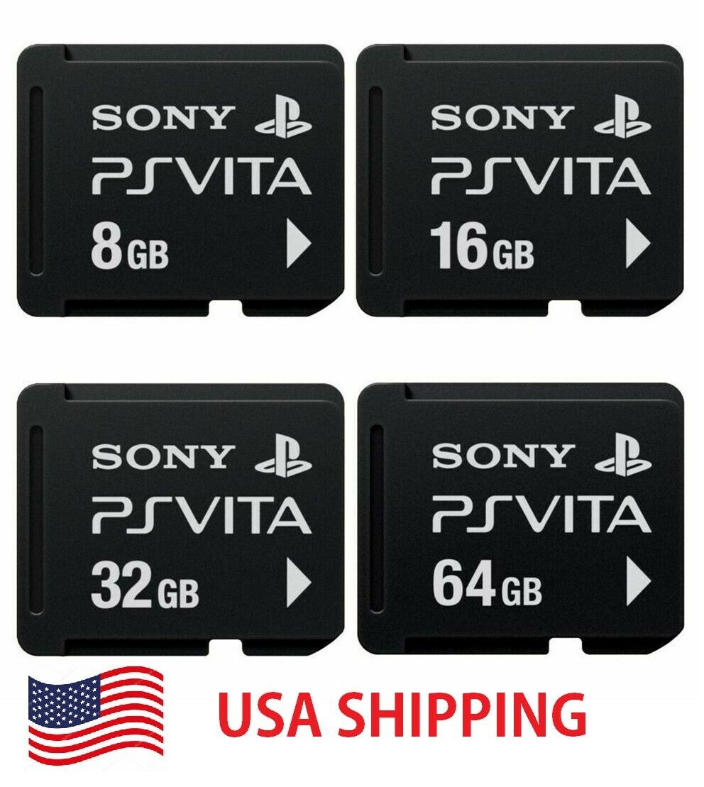 Sony Original Ps Vita Memory Card 64gb,32gb,16gb,8gb For Playstation From Usa