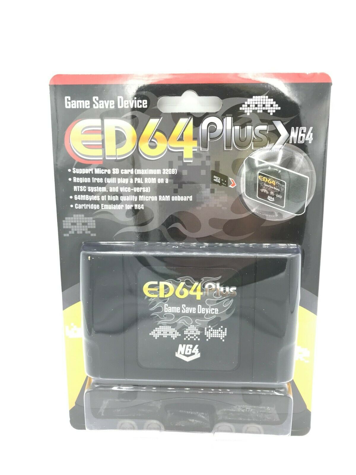 Ed64 Plus Everdrive Device For N64 ( 340 In 1) Free 16gb Micro Sd Fast Shipping