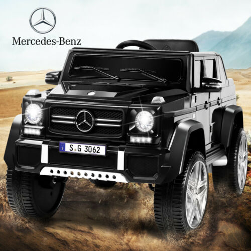 12v Kids Mercedes Benz Ride On Car 4 Speeds Led Lights Remote Control Mp3 Gift