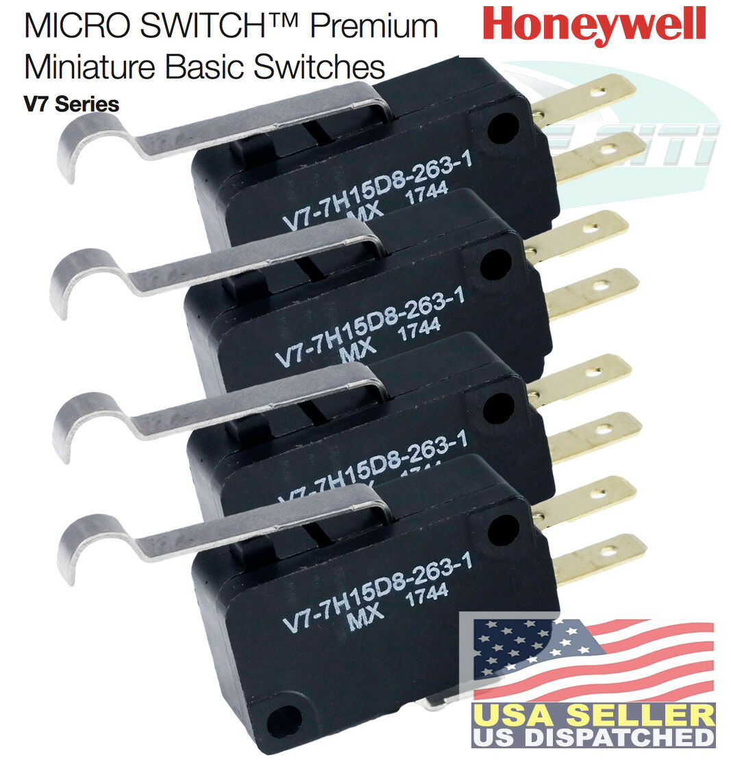 (pack Of 4) Club Car Golf Cart Part 3 Prong Micro Switch Replace Oem #1014807