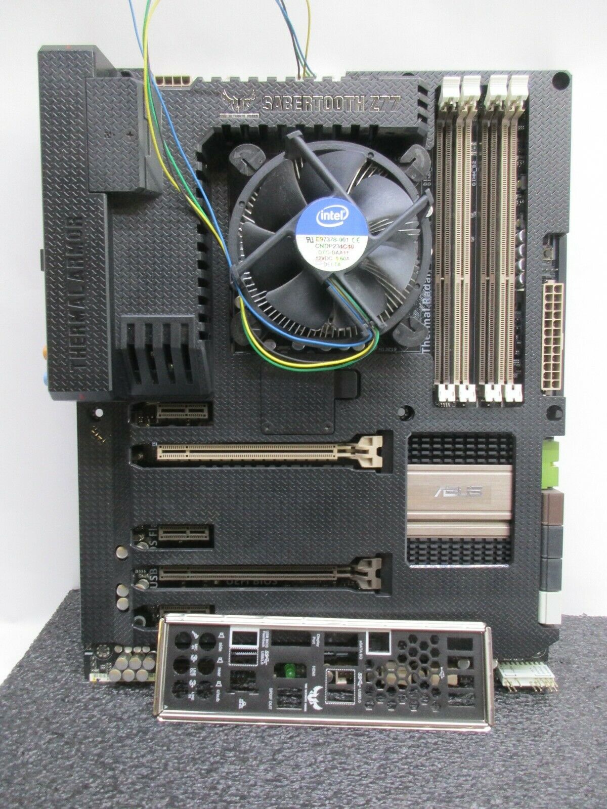 Asus Sabertooth Z77 Motherboard Combo Intel I5-25000k, No Ram Atx T12-b14