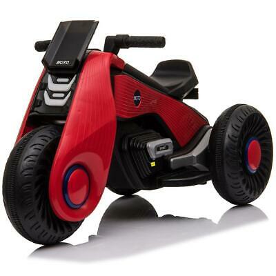 Kids Ride On Motorcycle 6v Electric Battery Powered Motorbike Training Wheel Red