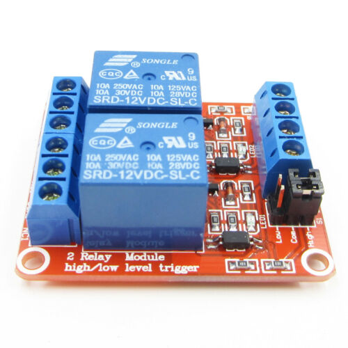 2-channel 12v Relay Module Optocoupler High And Low Level Trigger For Arduino