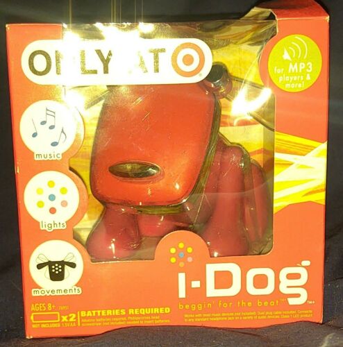 I-dog Red Interactive Mp-3 Player + Target Exclusive Lights Dances New In Box
