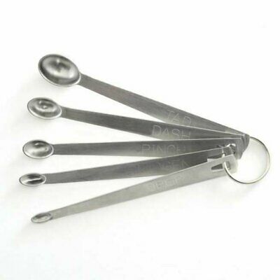 Norpro 5pc Mini Stainless Steel Measuring Spoons Set Tad Dash Pinch Smidgen Drop