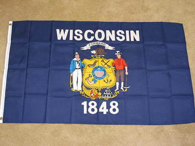 3x5 Wisconsin State Flag! Wi Flags States New F279