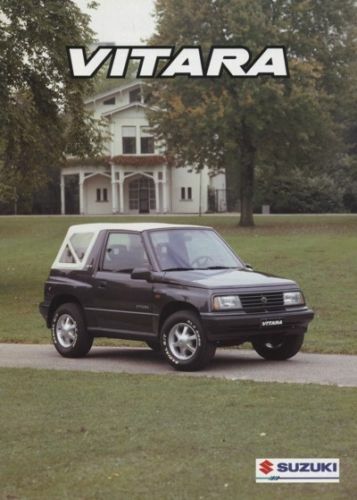 1996 Suzuki Vitara 4x4 Sales Brochure Dutch