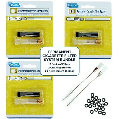 Ultimate Cleanable Reusable Filter Cigarette Holder Bundle By Targard