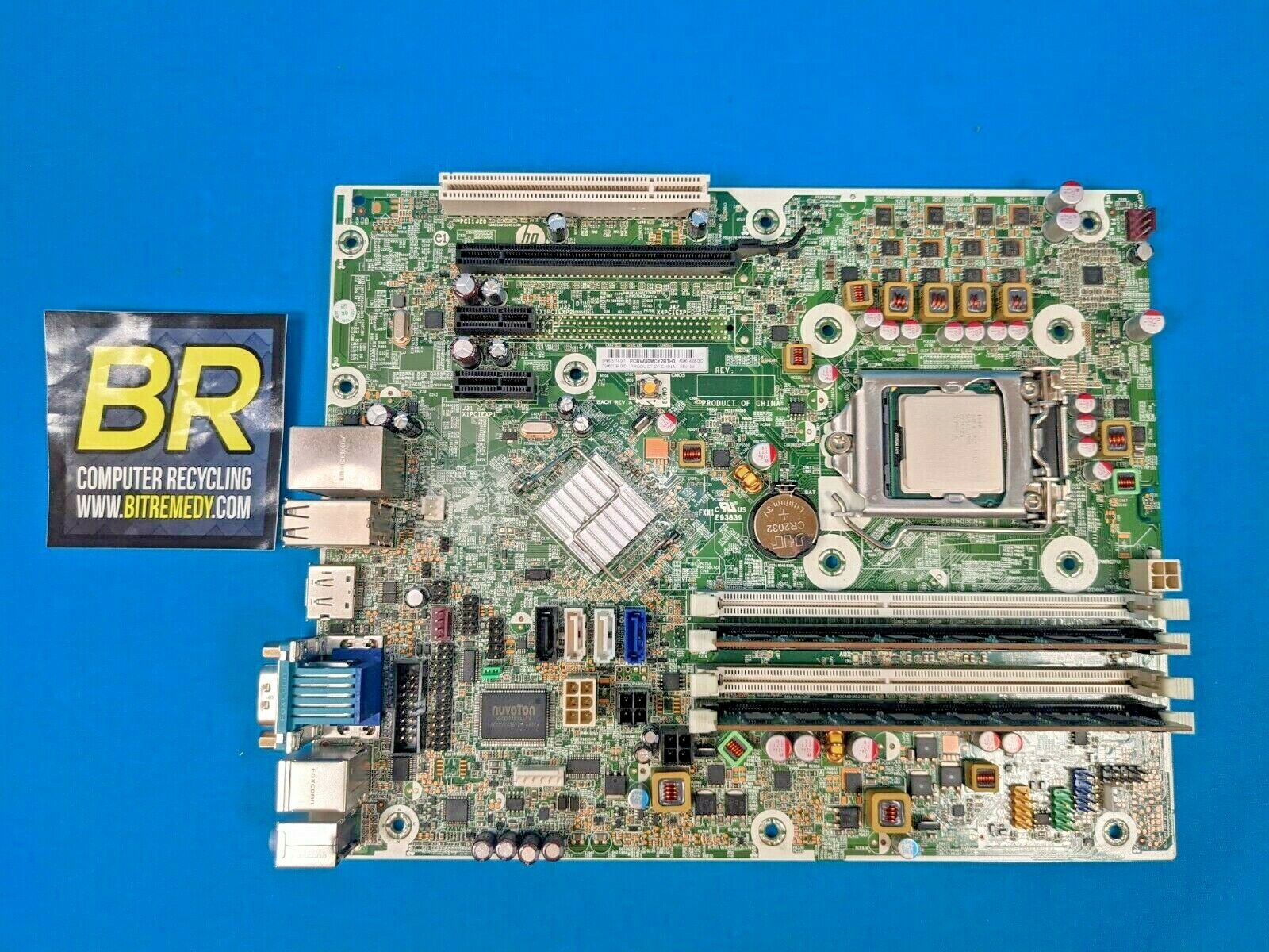 Hp Compaq Pro 6200 Motherboard Intel Core I3-2120 3.3ghz 8gb Ddr3 Hp 614036-002