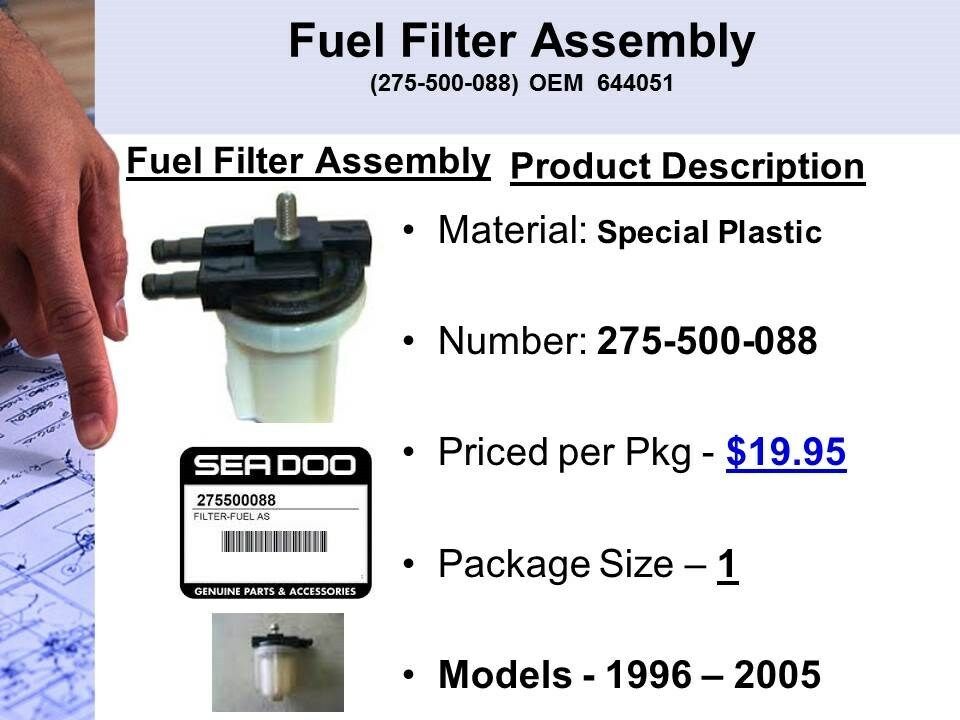 Fuel Filter (275500088) Sea Doo