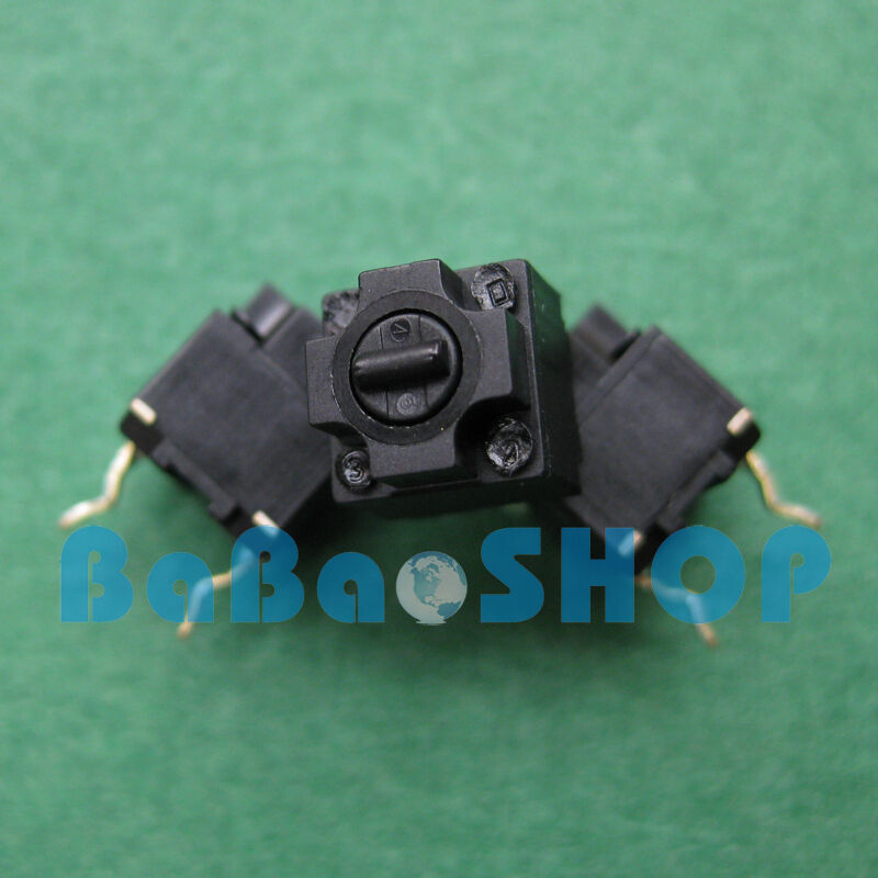 6pcs Panasonic Square Micro Switch For Mouse Black Button Brand New