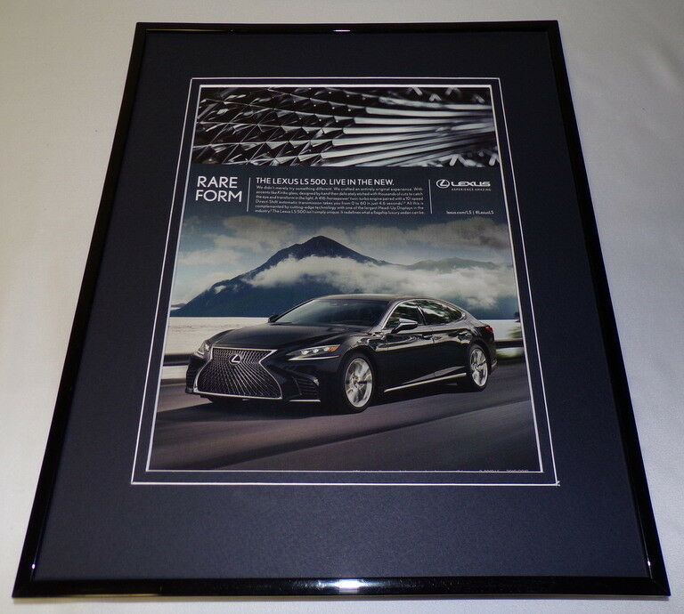 2018 Lexus Ls 500 11x14 Framed Original Advertisement
