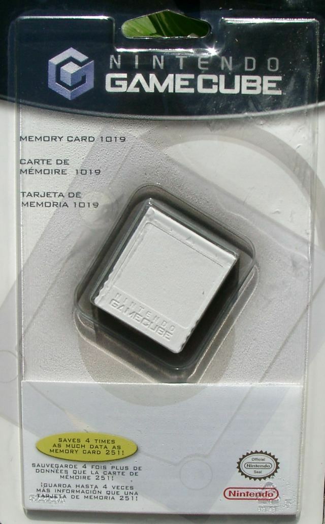 Official Nintendo Gamecube Memory Card 1019 Blocks Brand New