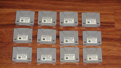 Oem Nintendo 64 Controller Memory Card Pak Pack Nus-004 Official  Original!