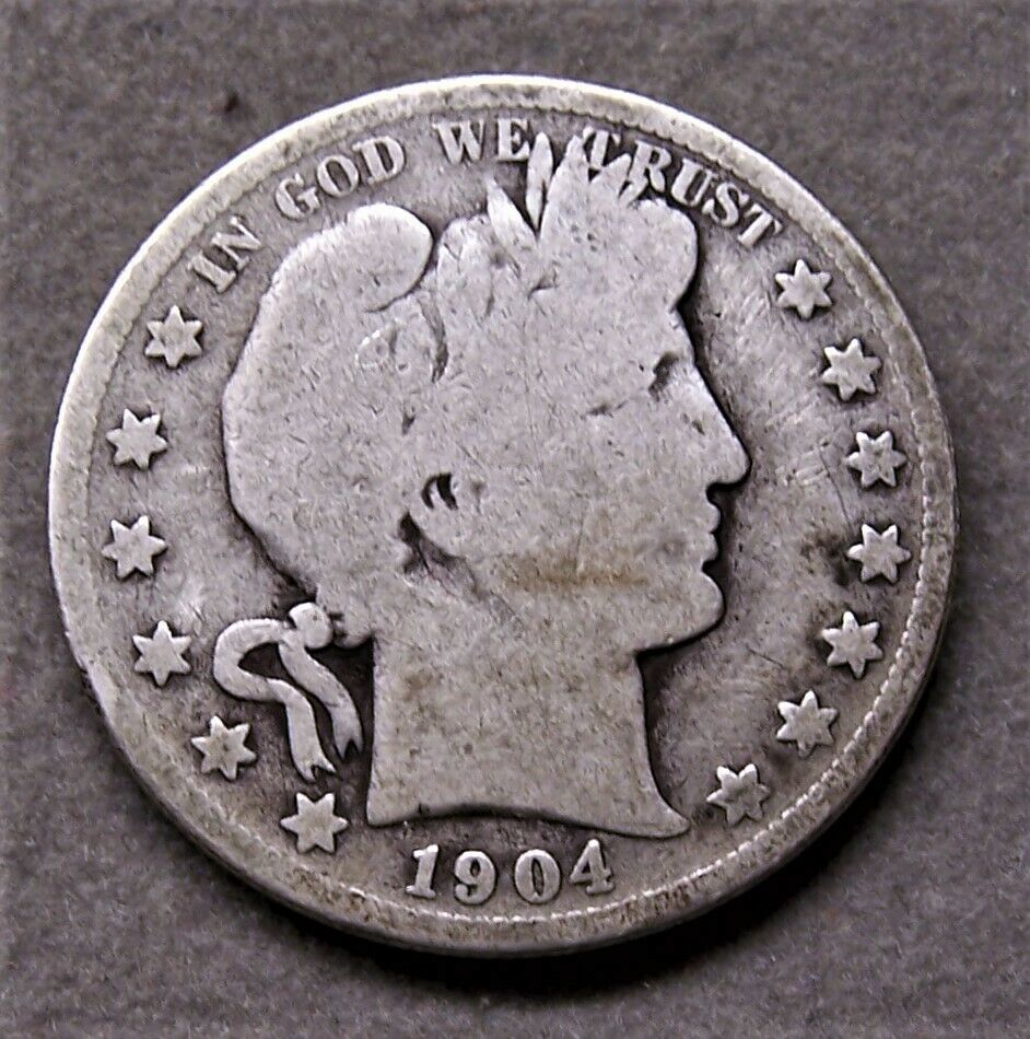 1904-s Barber Half Dollar ** A Good Coin **