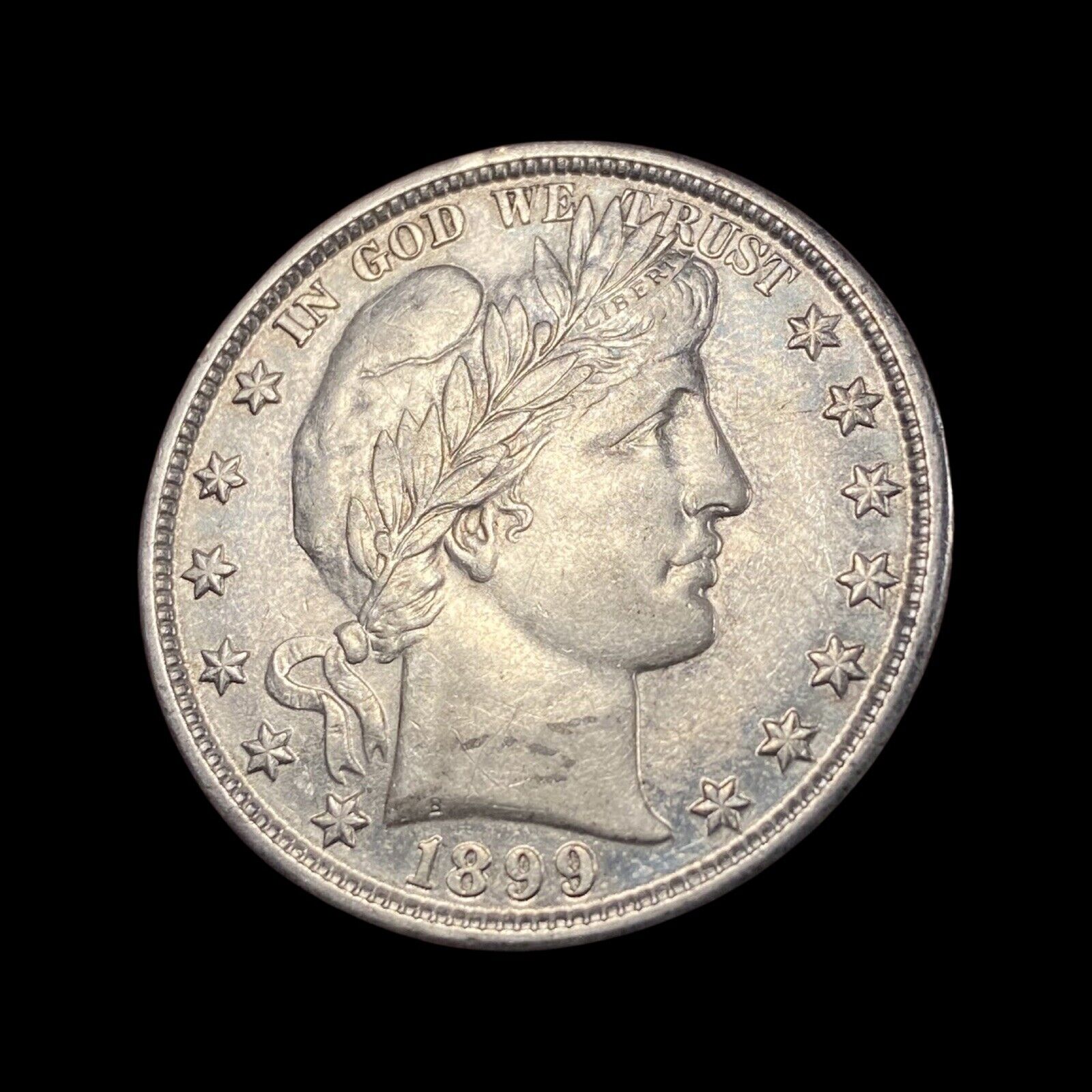 1899 P Barber Half Dollar 50c Absolutely Gorgeous Au+ Coin Philadelphia Mint Gem